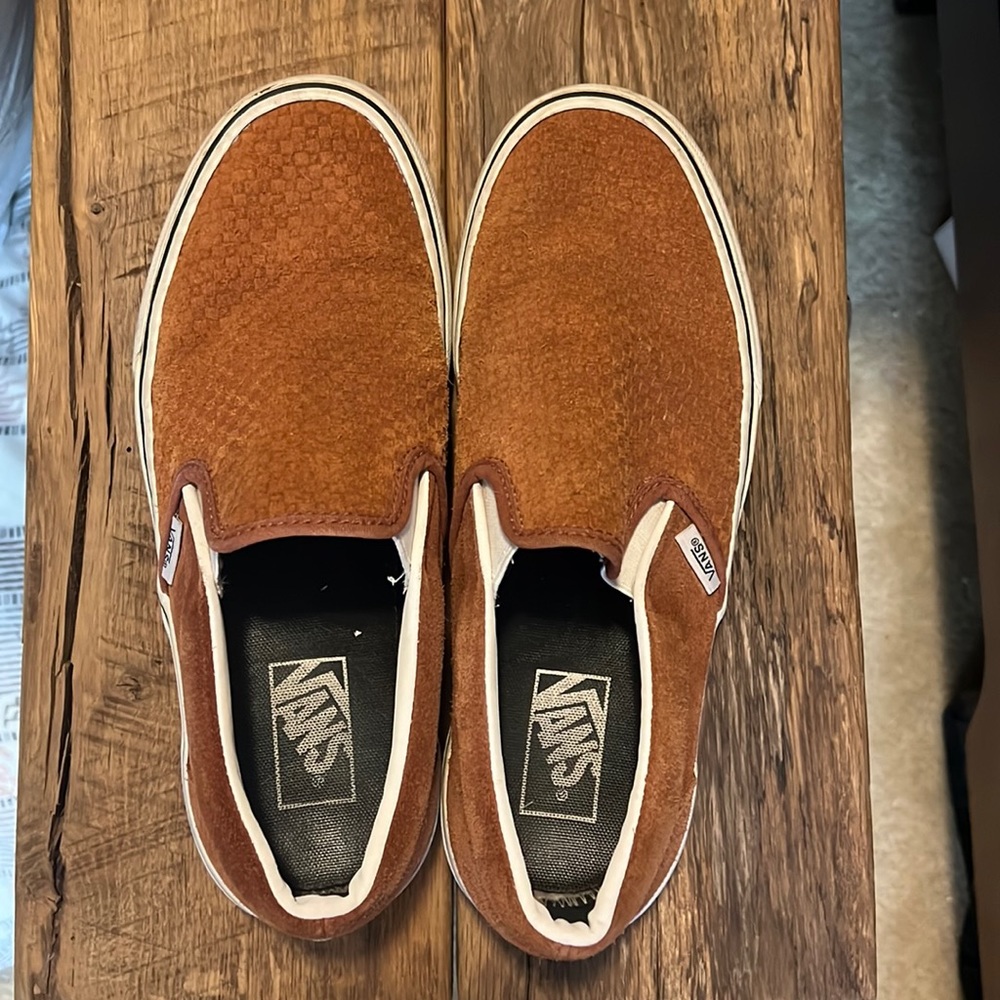 Vans - rust colored size 9.5 in women - well loved